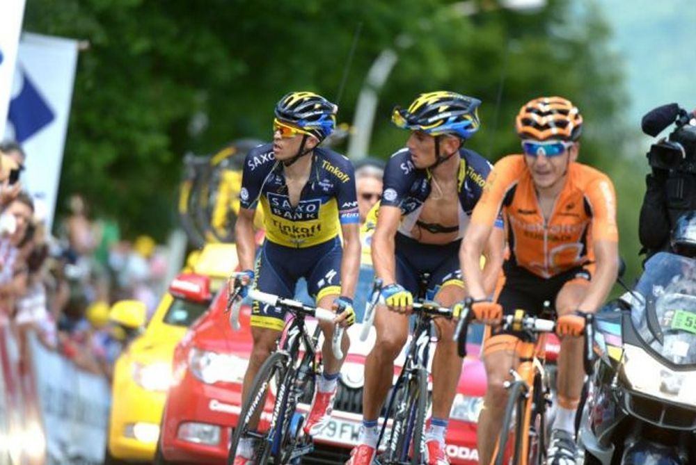 Tour de France 2013: Alberto Contador, Roman Kreuziger, Igor Anton