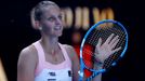 tenis, Australian Open 2019, Karolína Plíšková v utkání 4. kola