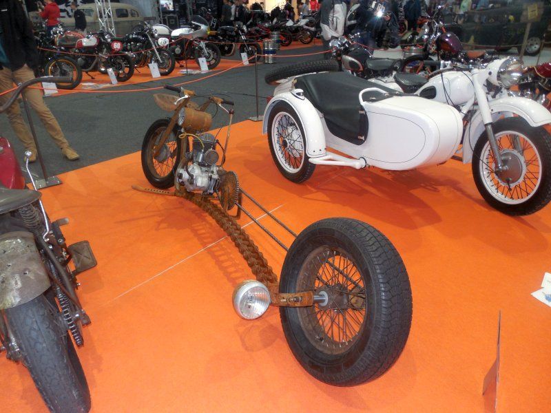 Výstava motocyklů Holešovice - přestavby