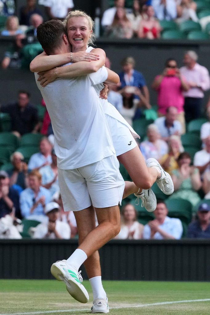 Kateřina Siniaková a Sem Verbeek, Wimbledon 2025