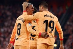 Atlético Madrid si vyšláplo na Bilbao a ve španělské lize už je třetí