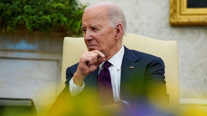 Českého premiéra Petra Fialu přijal v Oválné pracovně Bílého domu americký prezident Joe Biden.
