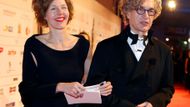 Prezident Evropské filmové akademie Wim Wenders s manželkou Donatou