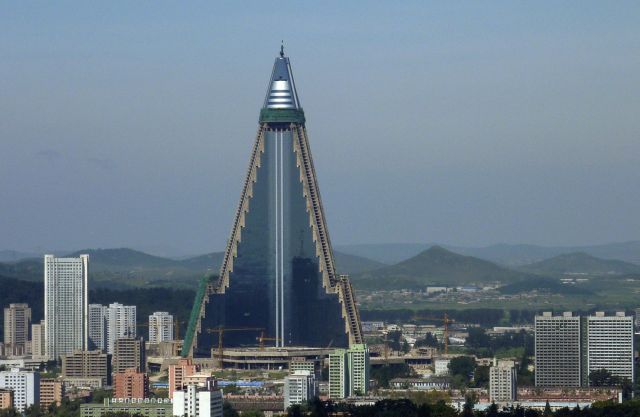 Severní Korea Pchjongjang hotel