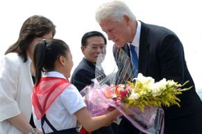 Clinton v Severní Koreji