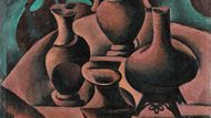 Bohumil Kubišta: Zátiší s vázami, 1911, olej, plátno