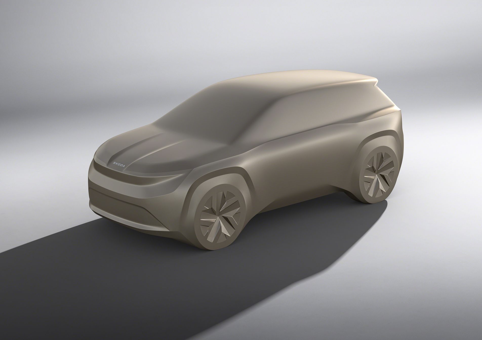Škoda Auto - sochy chystaných elektromobilů