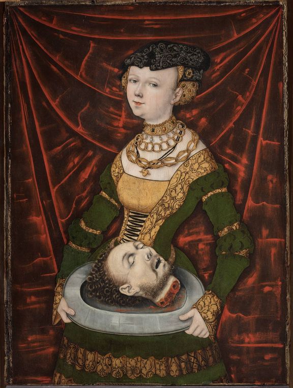 Mistr IW: Salomé s hlavou Jana Křtitele, kolem 1525