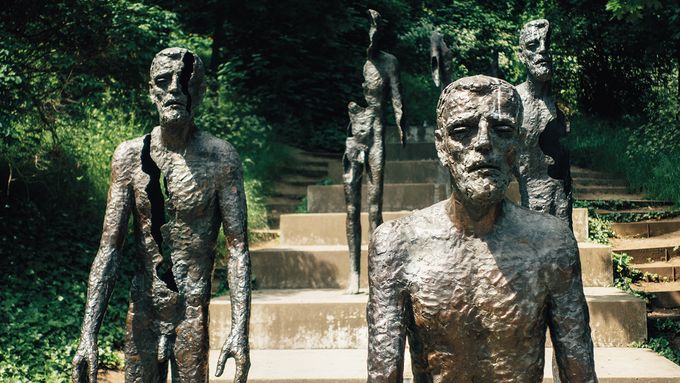 Zoubkův pomník obětem komunismu pod pražským Petřínem.
