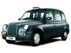 Toto je současný typický vůz londýnské taxislužby