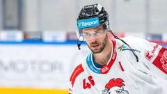 Olomoucký útočník David Krejčí v zápase hokejové extraligy
