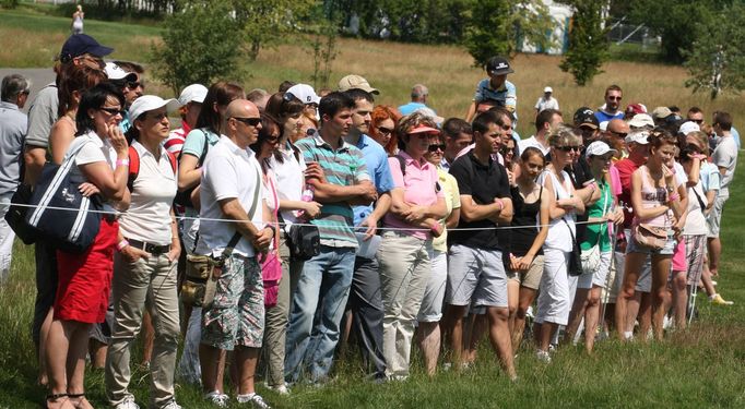 Golfisté na turnaji Prague Golf Masters.