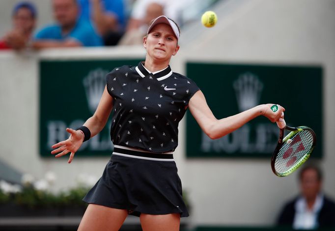 Markéta Vondroušová ve čtvrtfinále French Open 2019