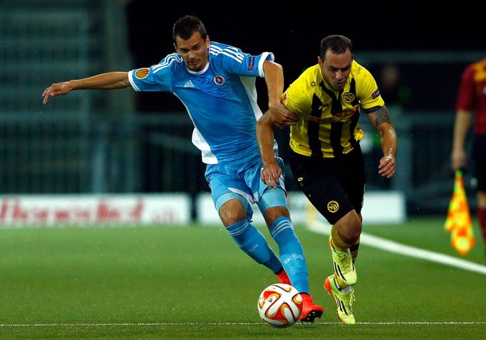 EL, Young Boys Bern-Slovan Bratislava: Jan Lecjaks - František Kubík