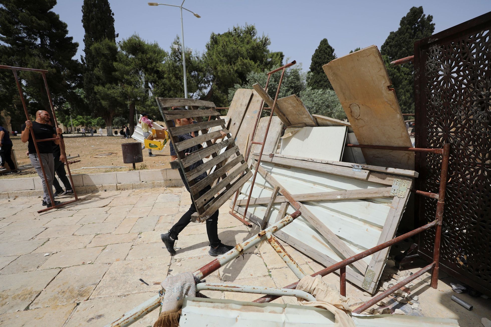 izraelsko-palestinský konflikt rakety pásmo gazy jeruzalém