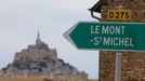 Klášter Mont-Saint-Michel ve francouzské Normandii byl postaven před 1000 lety.