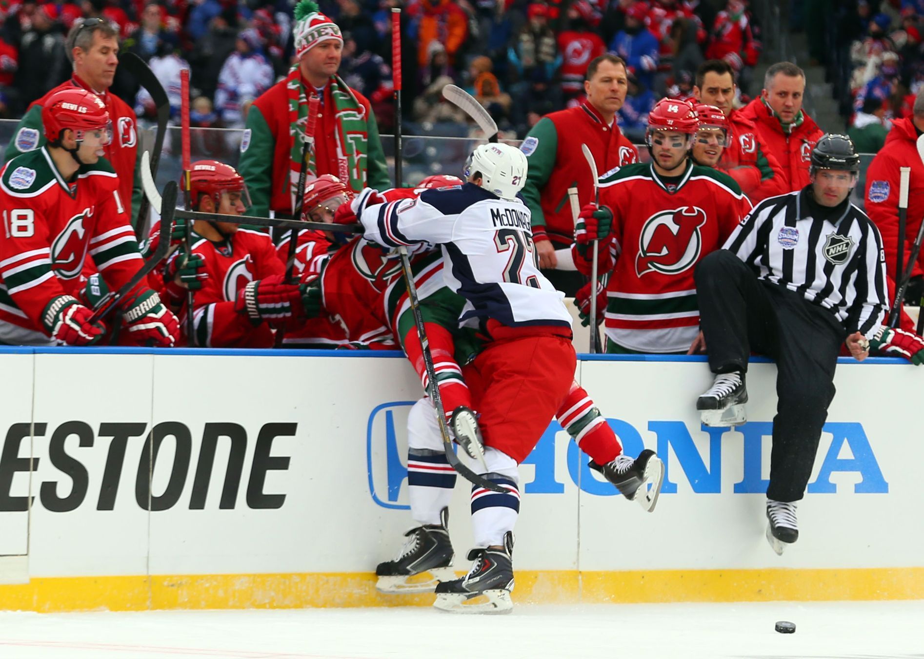 NHL: Stadium Series-New York Rangers at New Jersey Devils