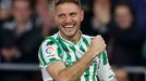 Soccer Football - Copa del Rey - Semi Final First Leg - Real Betis v Valencia - Estadio Benito Villamarin, Seville, Spain - February 7, 2019   Real Betis' Joaquin celebra