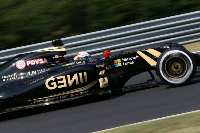 F1, VC Maďarska 2015: pocta Julesi Bianchimu - Romain Grosjean, Lotus