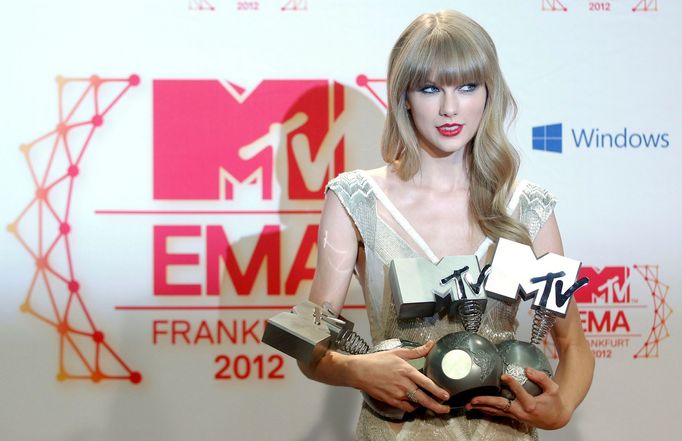 Taylor Swift získala tři ceny MTV 2012