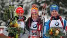 Veronika Vítková si ve sprintu doběhla pro stříbro (Hochfilzen 2013), předběhla ji jen Selina Gasparinová.