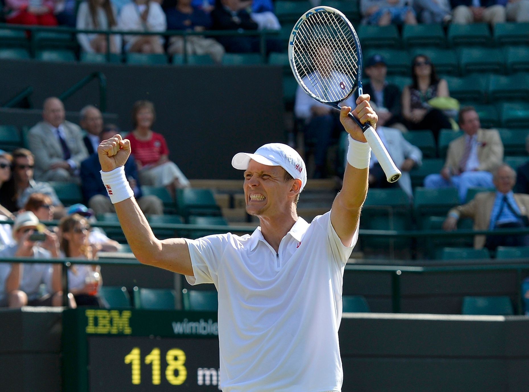 Tomáš Berdych na Wimbledonu 2013
