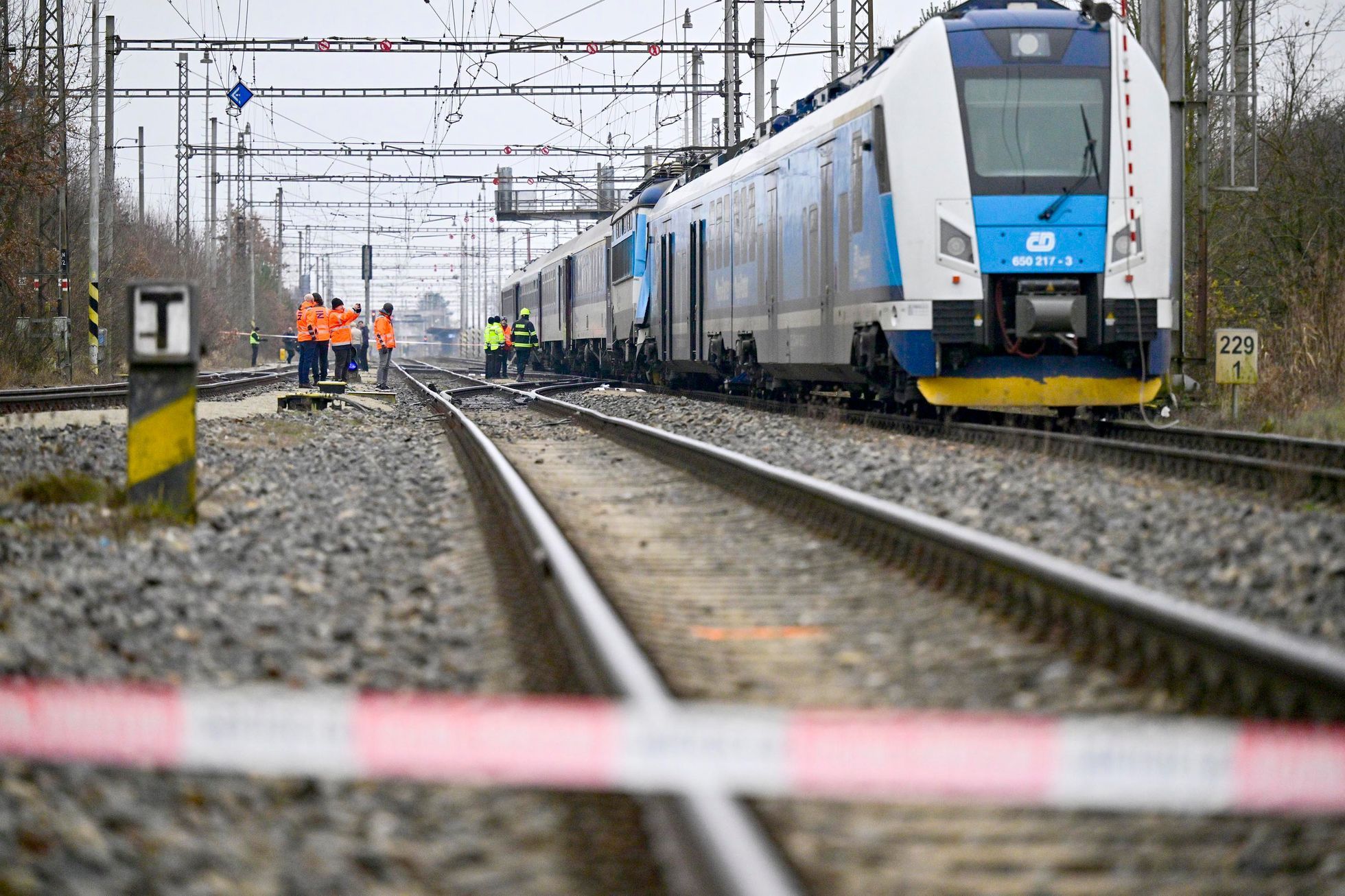 ČR, vlak, nehoda, Zviv, Dívčice