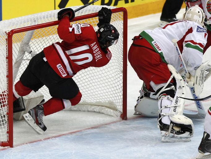 MS v hokeji 2012: Švýcarsko - Bělorusko (Koval, Ambühl)