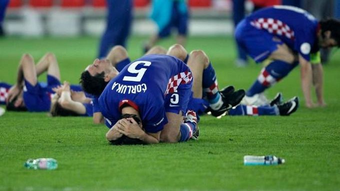 Zklamání chorvatského týmu bylo po porážce opravdu velké