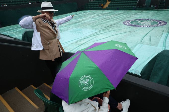 Fanoušci na Wimbledonu