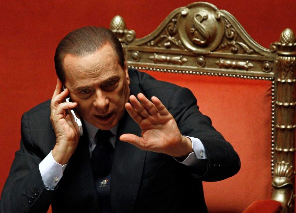 Silvio Berlusconi v parlamentu