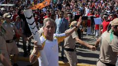 Olympijská pochodeň na cestě do Ria de Janeira 2016