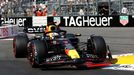 Max Verstappen v Red Bullu během kvalifikace na VC Monaka F1 2023