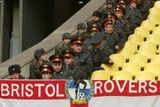 Ruská policie se připravuje na utkání kvalifikace Eura 2008 mezi Ruskem a Anglií.