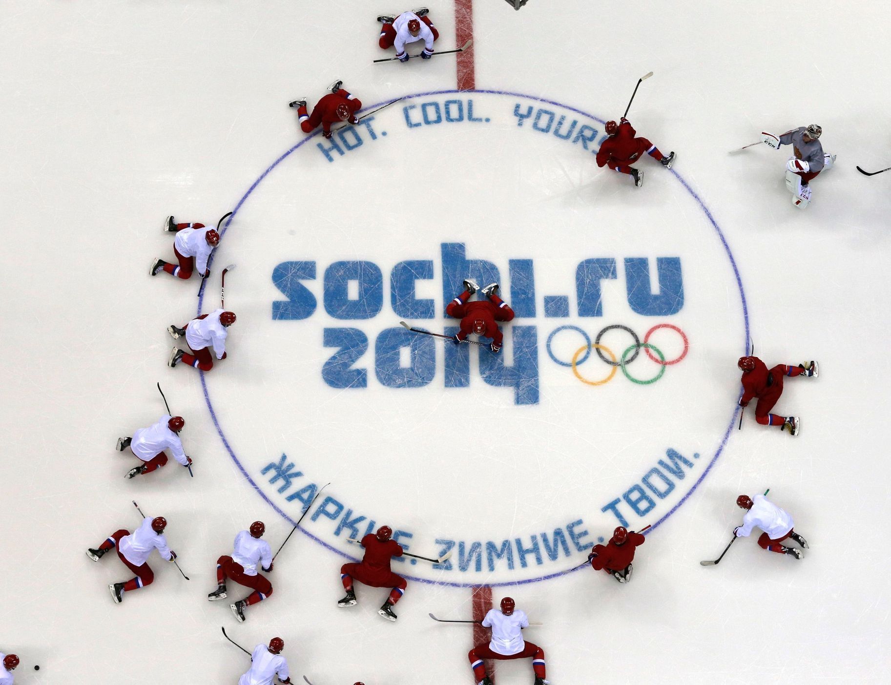 Soči 2014, hokej, Rusko: trénink