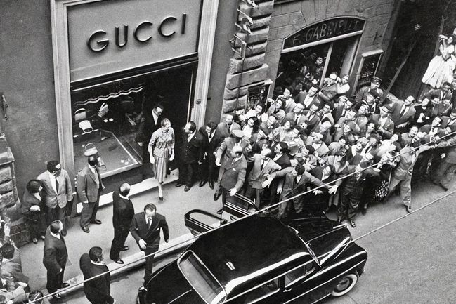 Butik Gucci v Miláně