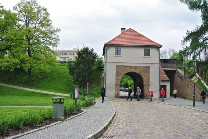 Severní bašta u Táborské brány po revitalizaci.