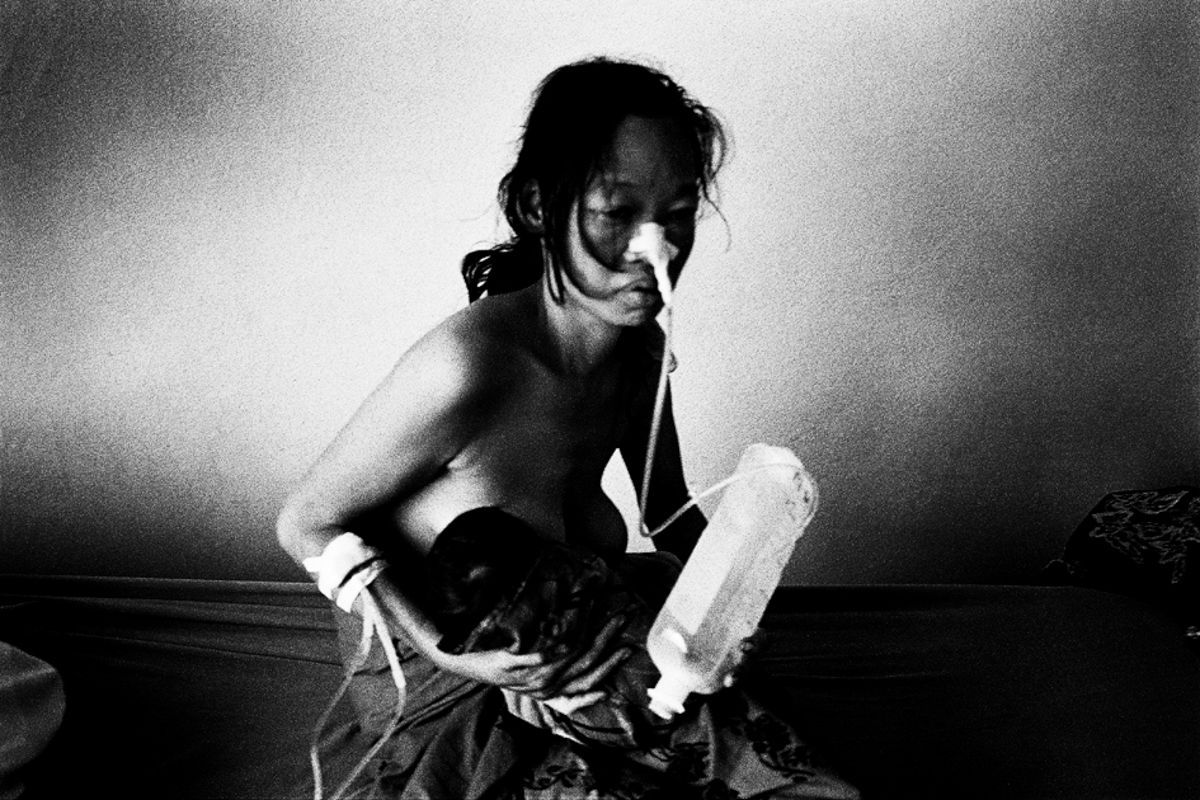 "Nemyslím si, že bych ty lidi mohl fotit, kdybych jim současně nedokázal pomoct," uvažuje Bandžák o fotografování těžce nemocných.