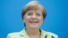Angela Merkelová úsměv