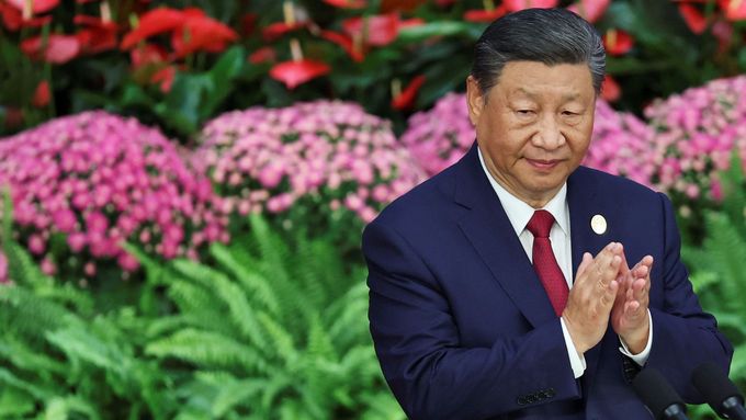 Čínský prezident Si Ťin-pching na čínsko-africkém summitu v Pekingu 5. září 2024