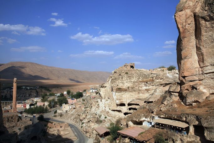 Starověké město Hasankeyf v Turecku, které zatopí  plánovaná vodní přehrada.