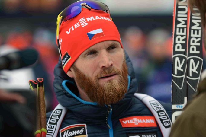 Biatlon, exhibiční supersprinty v Břízkách 2018: Michal Šlesingr