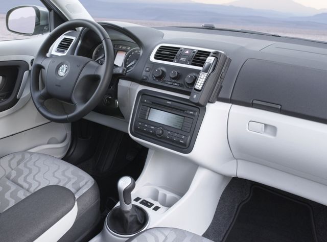 Škoda fabia facelift interiér