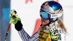 Ester Ledecká ve sjezdu žen na MS v Saalbachu 2025