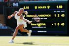 I proto, že na Wimbledonu se jí daří.