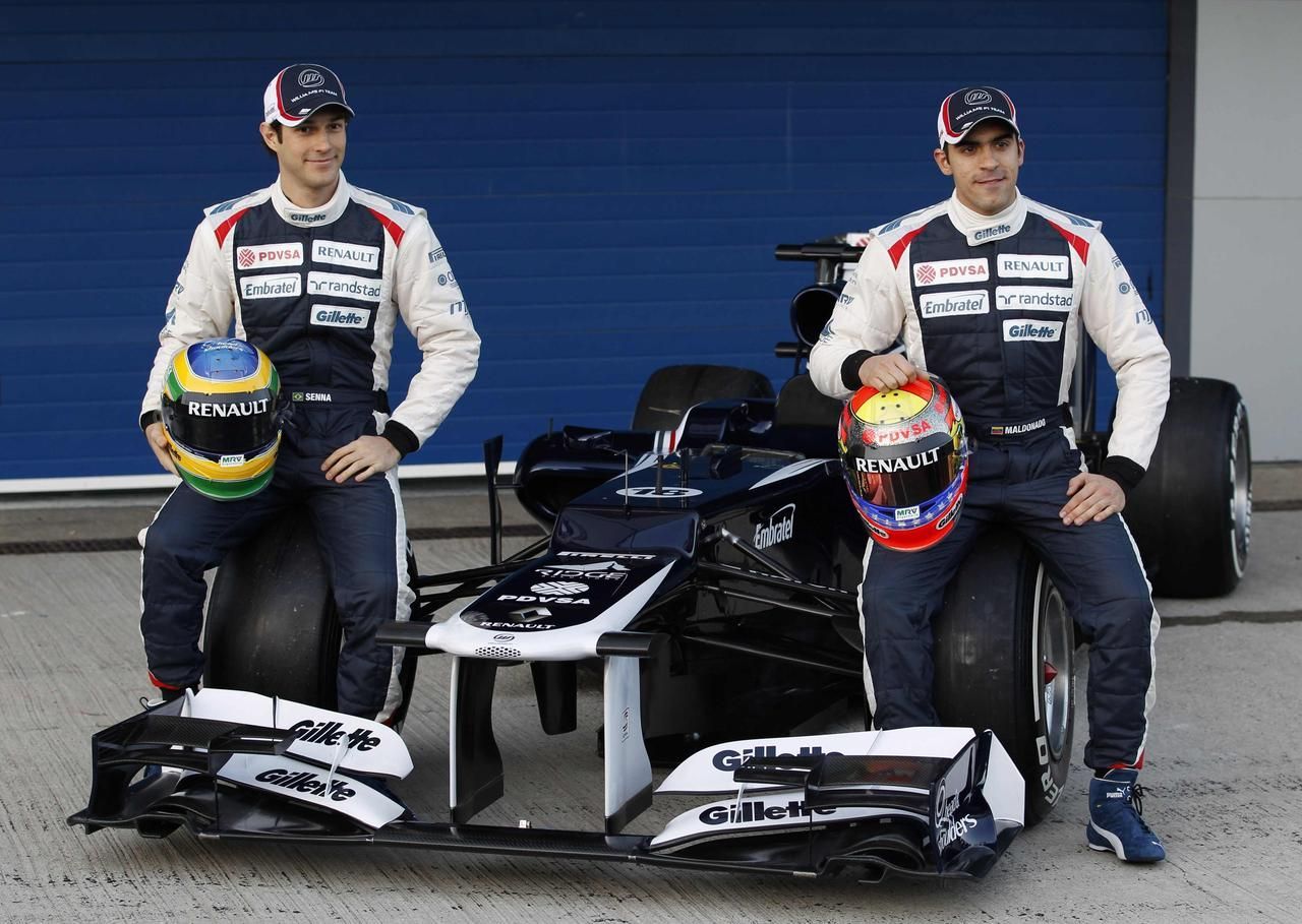 Testy v Jerezu: Senna a Maldonado