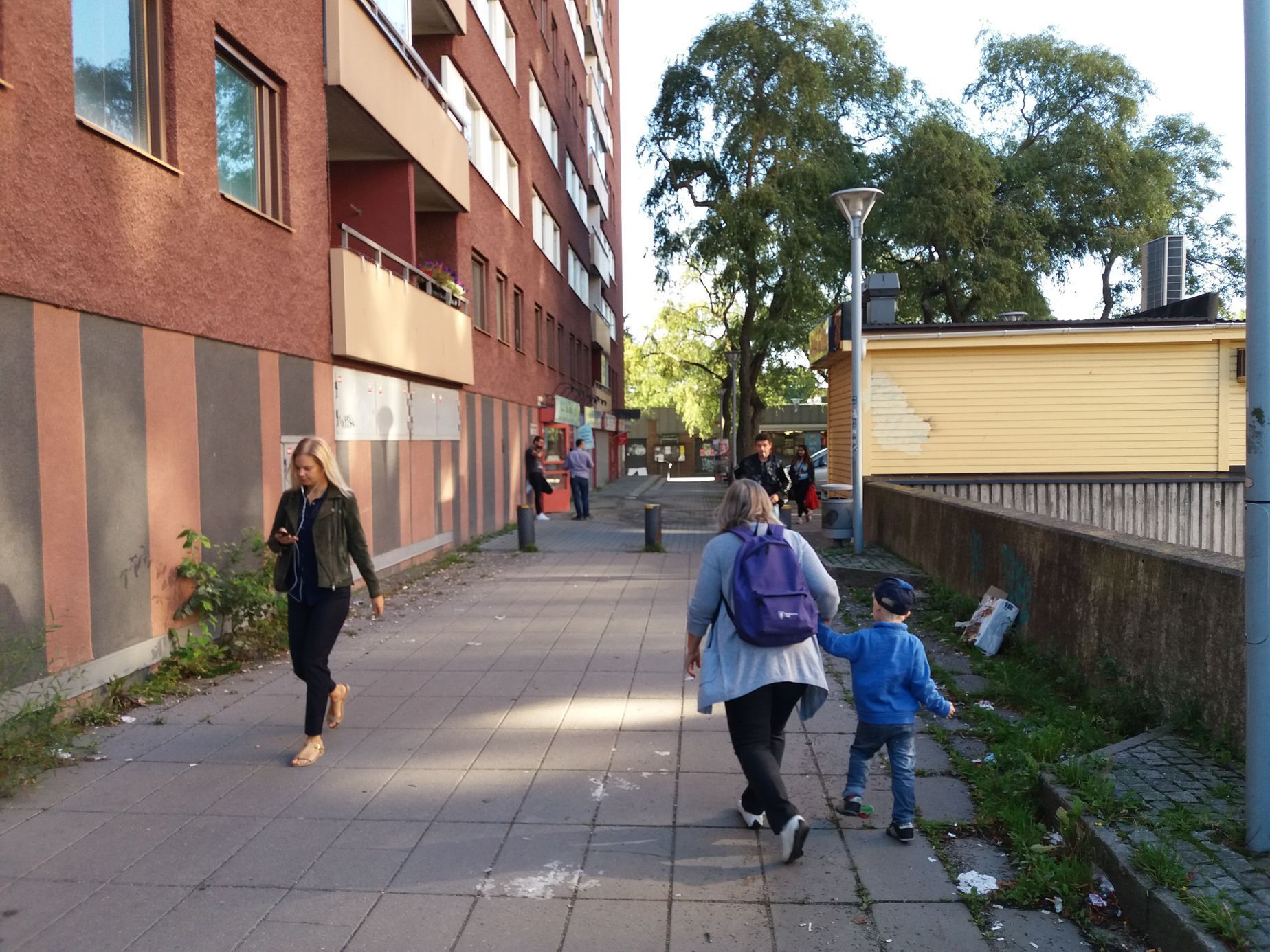 Čtvrť Akalla ve Stockholmu.