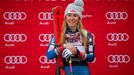 Mikaela Shiffrinová skončila v obřím slalomu SP v Killingtonu druhá