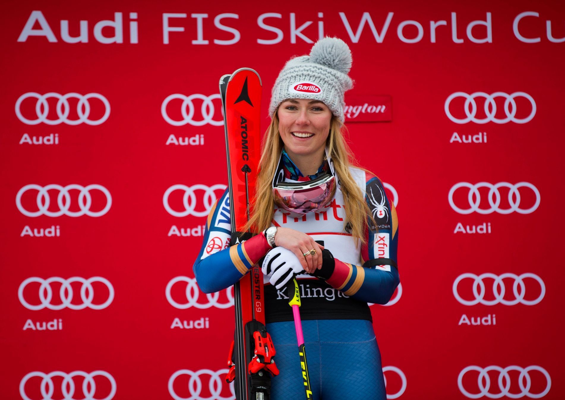 Mikaela Shiffrinová skončila v obřím slalomu SP v Killingtonu druhá