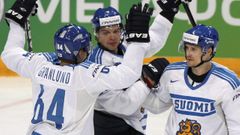 MS v hokeji 2012: Finsko - Slovensko (Granlund, Imonem, Kapanen, radost)